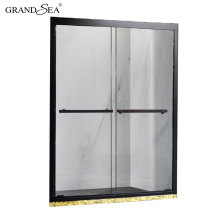 Brunei Hot selling desiccational enclosures high quality portable sliding glass shower bathroom room door